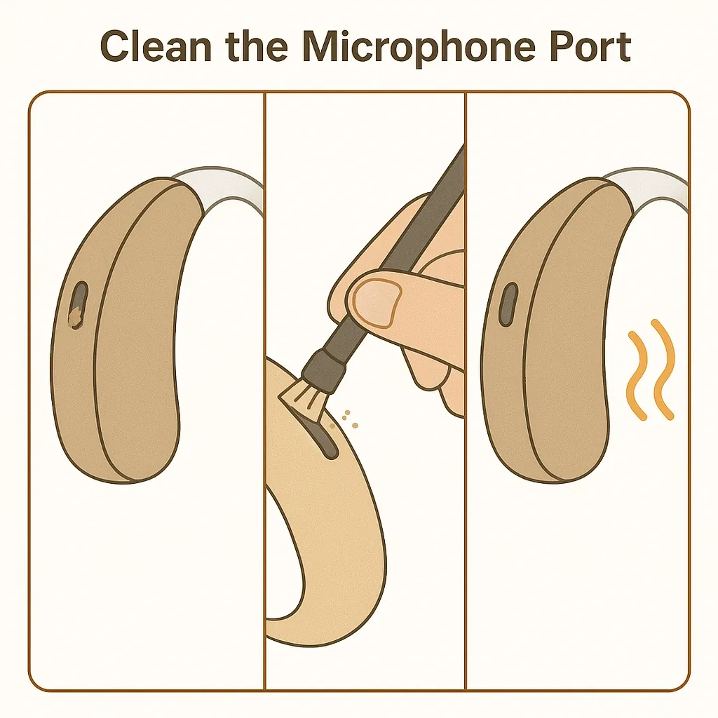 Clean the Microphone Port